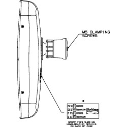 Massey Ferguson 4260 7112020B veidrodinė galvutė 265x155 450R