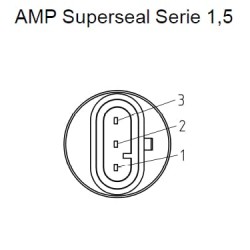 Case - IH Maxxum 120CVT – Engine Tier 4A, 7/13-12/15 11905001PN Stūmimo jungiklis, GTV, apvalus, geltonas