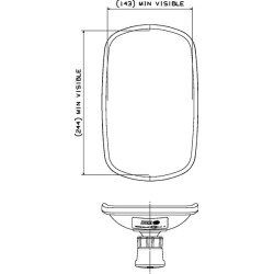 Massey Ferguson 6280 7182320A veidrodis 263x160