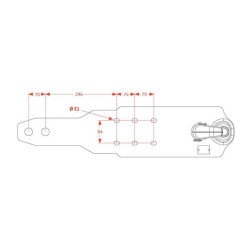 New Holland TS100A 8005344 Carry plate