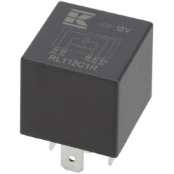 New Holland TS110A RL112C1R Mini relay 12V, changeover, 30A/40A, with resistor, without holder