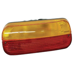 New Holland TS115A 021000000 Rear light RH rectangular, red/amber, bolt on, 262x99x152mm Deutsch plug, Cobo