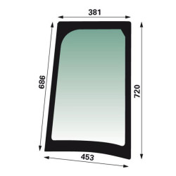 New Holland T4030F Upgrade SpeciaL(2/12 - ) 87352416 Side window CNH