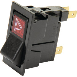 New Holland T4030V 13419000 Rocker switch, 0-I, off-on, 4-pin, Hazard lights
