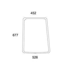 New Holland T4.75 84266111N Side window