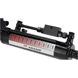 New Holland TN70D TCVNNE357023022 Hydraulic top link with extended endcap, valve and hook