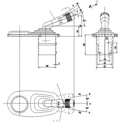 New Holland TN75F 01403000 Combination switch