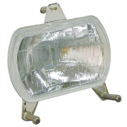 New Holland TN70S 05534000 Headlight insert Halogen, rectangular, transparent, 120x135mm, Cobo