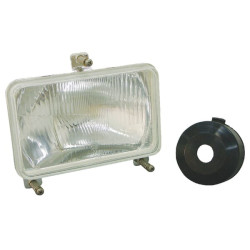 New Holland 8670 A 05377000 Headlight insert Halogen, rectangular, transparent, 167x74x106.7mm, Cobo