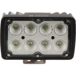 New Holland 8970 LA10414 Work light LED, 40W, 4000lm, rectangular, white, 152x75x108mm Deutsch plug, Wide flood, 8 LED's, Kramp