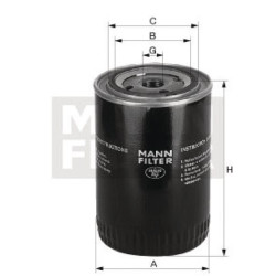 New Holland 4635 W1140 Oil filter Mann & Hummel