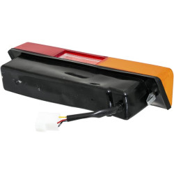 New Holland 4635 02350000 Rear light LH rectangular, red/amber, bolt on, 305x62x100mm Deutsch plug, Cobo