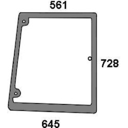 New Holland 6635 D6721A Side glass