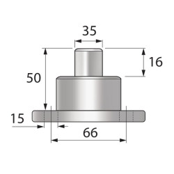 New Holland 5640 VPJ7977 Pivot pin