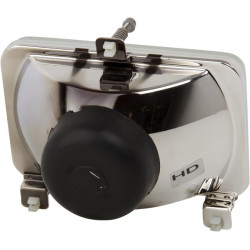 New Holland G170 05376000 Headlight insert Halogen, rectangular, transparent, 167x74x106.7mm, Cobo