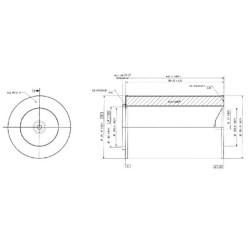 New Holland G240 P783729 Air filter outer Donaldson