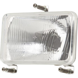 New Holland G240 05376000 Headlight insert Halogen, rectangular, transparent, 167x74x106.7mm, Cobo
