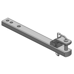 New Holland T7030 AC 1082099002A02 Drawbar 90x50 L857mm Cat. 2 Ø31,5mm ISO 6489-3