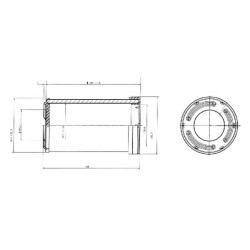 New Holland T7030 X770684 Air filter set Donaldson