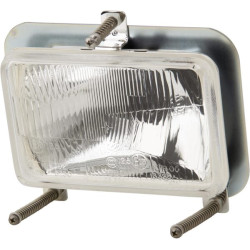 New Holland L95 05406000 Headlight insert halogen, rectangular, transparent, 167x74x74mm, Cobo