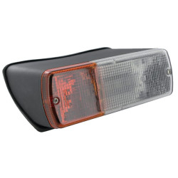 New Holland L95 P905800 Direction and position light RH Halogen, front, rectangular, 24V, white/amber, bolt on, 200x85x85mm, Bri