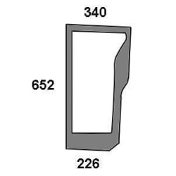 New Holland T5040 47125737N Front window lower