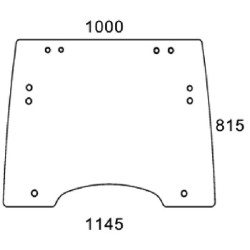New Holland T5050 87580303N Windscreen front