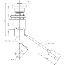 New Holland M100 23127500 PTO switch