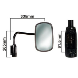 New Holland M115 VLD1067 Convex mirror assembly RH