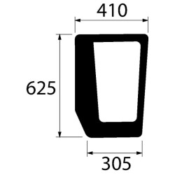 New Holland TD60D 5089554N Windscreen lower