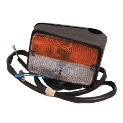 New Holland TD70DPlus 03270000 Direction and position light RH Halogen, front, rectangular, 12V, amber/transparent, bolt on, 120