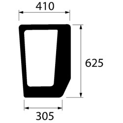 New Holland TD90D 5092900N Windscreen lower