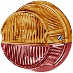 Case - IH D – Serie 9EL088525001 Šviesos lęšis, gintarinis/raudonas galinis/dešinysis Hella