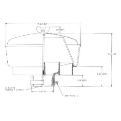 New Holland TS115 PBH000820 Pre-cleaner Donaldson