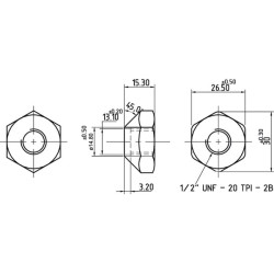 New Holland TS90 195490M1N Wheel nut