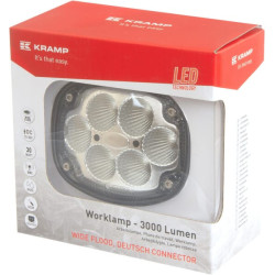 New Holland T8.350 PST(4/14 -) Tier2 LA10433 Work light LED, 30W, 3000lm, oval, Kramp