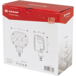 New Holland T8.435CVT - Engine Tier 4B LA10433 Work light LED, 30W, 3000lm, oval, Kramp