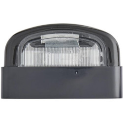 New Holland TVT135 2KA001386281 Number plate light 5W, rectangular, 12V, transparent, bolt on, 105x63mm, Blade terminal, Hella