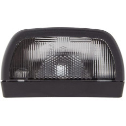 New Holland TVT135 2KA998523001 Number plate light 10W, rectangular, 12V, black, bolt on, 102x56.5mm, Hella