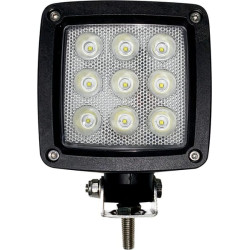 New Holland TVT145 LA10555 Work light LED, 27W, 3000lm, square, white, 10/30V, Deutsch plug, Wide flood, 9 LED's Kramp