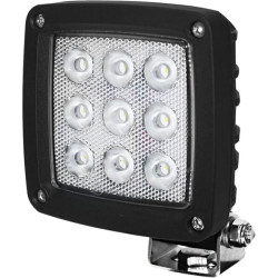 New Holland TVT145 LA10555 Work light LED, 27W, 3000lm, square, white, 10/30V, Deutsch plug, Wide flood, 9 LED's Kramp