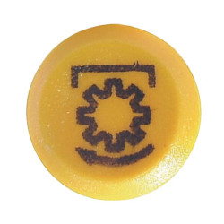 New Holland TM115 11110370PN Push switch, PTO, round, yellow