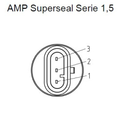 New Holland T6.180 - Stage V (7/20 -) 11905001PN Push switch, PTO, round, yellow
