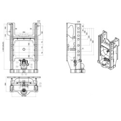 Case - IH MX100C Maxxum 00108831A02 Kopėčių prikabintuvas K80