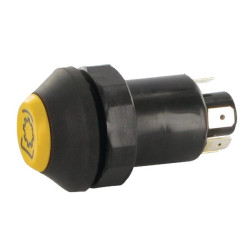New Holland TM150 11110370PN Push switch, PTO, round, yellow