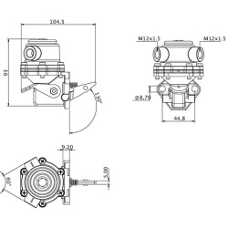 New Holland TL80 4757882KR Fuel pump NH