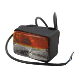 New Holland TL90 03289000 Direction and position light RH Halogen, front, rectangular, 12V, amber/transparent, bolt on, Cobo