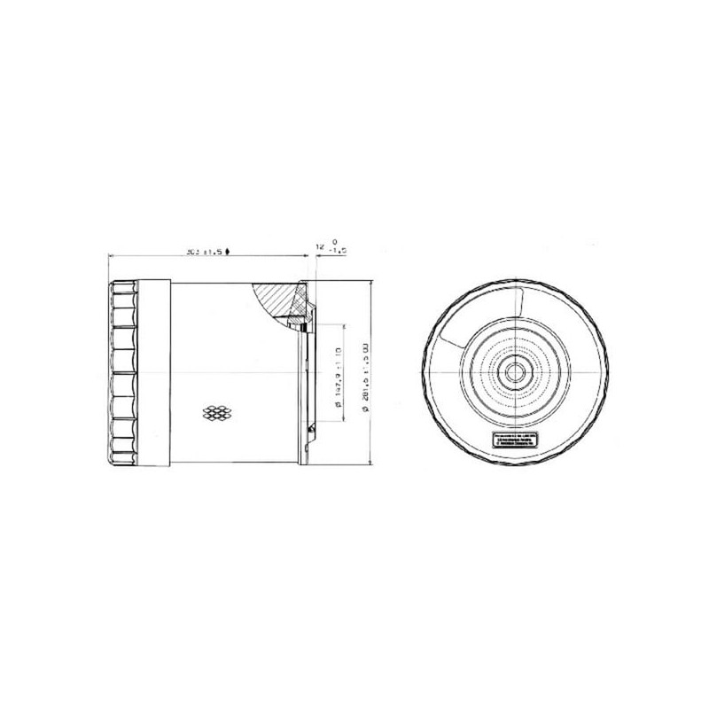 New Holland T7.315 HD Stage V (8/20 -) P783543 Air filter outer Donaldson