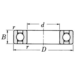 New Holland T6.155 - Engine TIER 4B (7/13-) NWB01120 Bearing