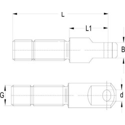 New Holland TM150 200284KK Rod end for ASST-B L198